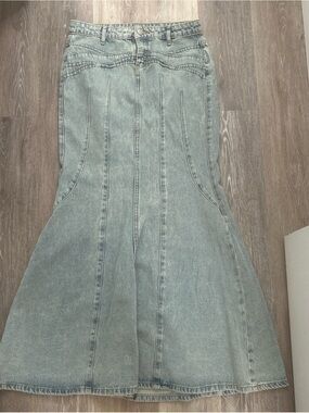 BDG Denim Maxi Skirt